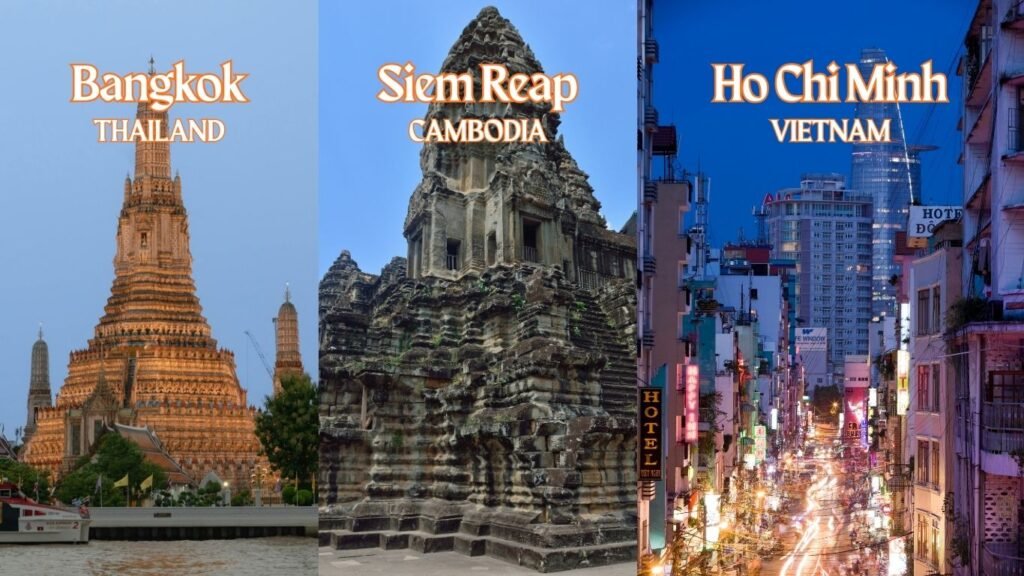 TRI-CITY Tour Ho Chi Minh–Siem Reap–Bangkok 5-Day Itinerary & Budget Plan